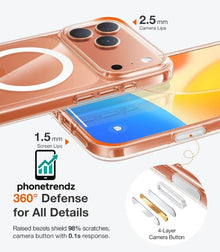 Phonetrendz Back Cover Case for iPhone 17 pro max with Mag-Safe