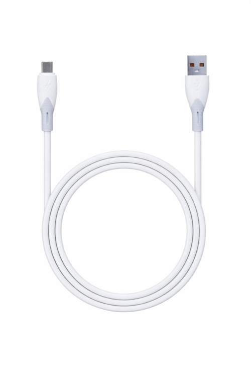 White USB to Micro-USB Charging Cable