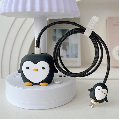 Cute Charger Case with Cable Protector